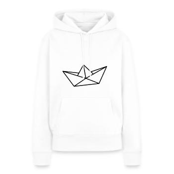 Paper boat - Women’s Premium Organic Hoodie - white - Front - Julia (174cm)