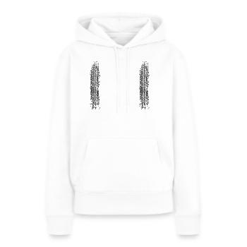 Reifen - Frauen Premium Bio Hoodie - Weiß - Vorne - Julia (174cm)