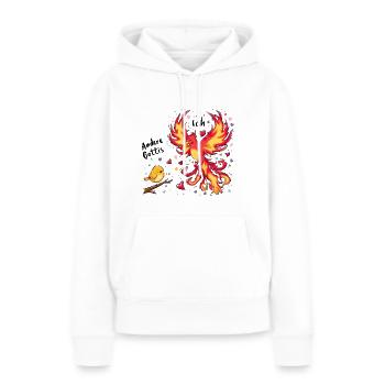 Gotti Geschenk - Frauen Premium Bio Hoodie - Weiß - Vorne - Julia (174cm)