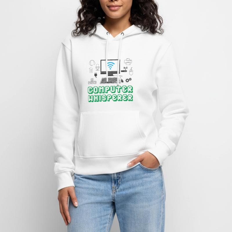 Computer Whisperer - IT Support PC Women’s Premium Organic Hoodie