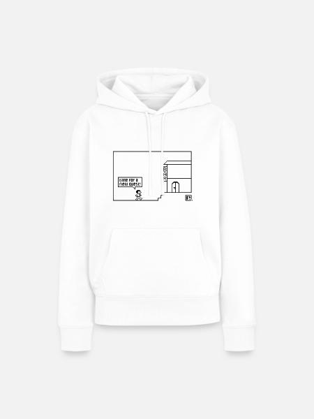 New Quest - Frauen Premium Bio Hoodie - Weiß