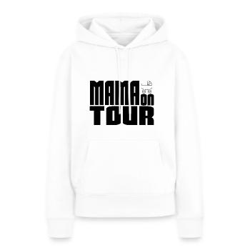 Mama on Tour - Frauen Premium Bio Hoodie - Weiß - Vorne - Julia (174cm)