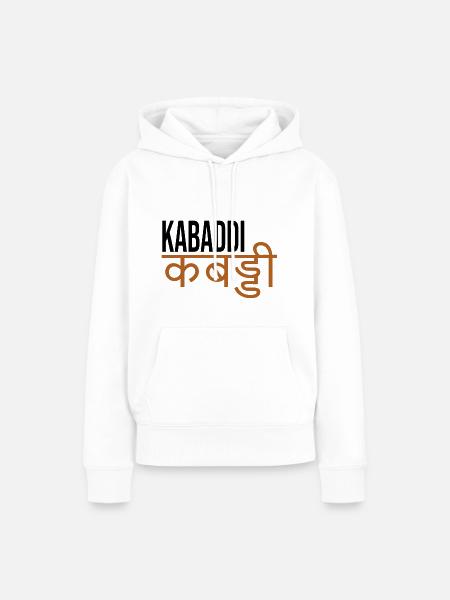 Kabaddi - Frauen Premium Bio Hoodie - Weiß