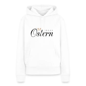 Frohe Ostern - Frauen Premium Bio Hoodie - Weiß - Vorne - Julia (174cm)