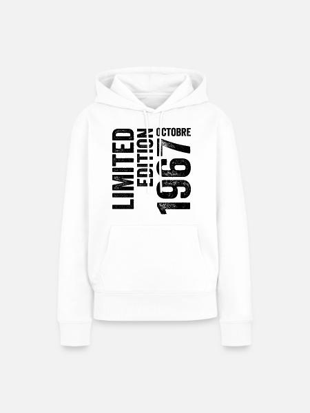 1967  - Frauen Premium Bio Hoodie - Weiß