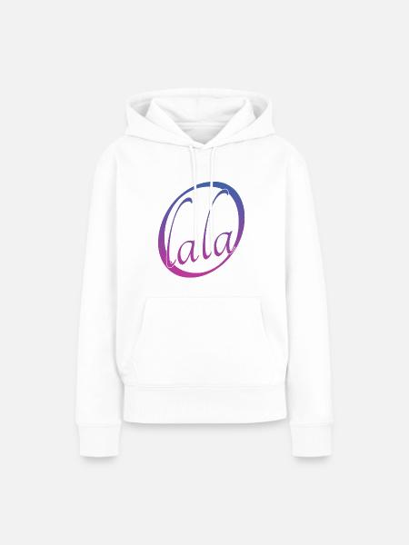 O lala - Frauen Premium Bio Hoodie - Weiß