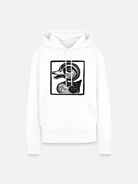 Ente Enten - Frauen Premium Bio Hoodie - Weiß