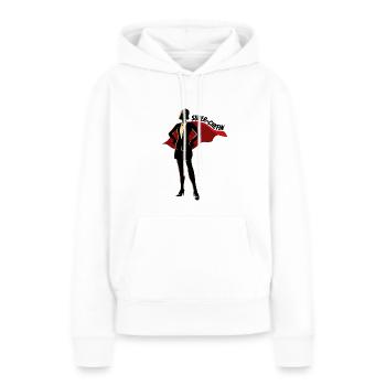Chefin Vorgesetzte Geschäftsführerin CEO Geschenk - Frauen Premium Bio Hoodie - Weiß - Vorne - Julia (174cm)