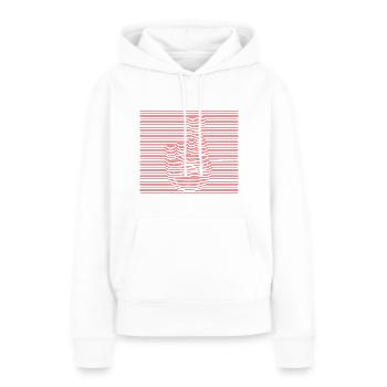 Fingers Crossed - Frauen Premium Bio Hoodie - Weiß - Vorne - Julia (174cm)