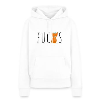 Fuchs Kinder Geschenk Geburtstag Pyjama Schlafen - Frauen Premium Bio Hoodie - Weiß - Vorne - Julia (174cm)