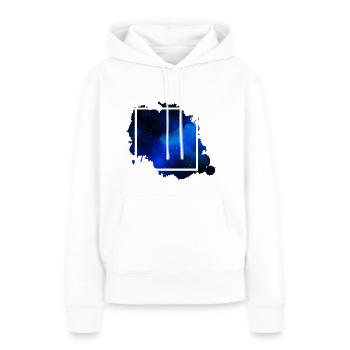 Square Blue Square blue - Women’s Premium Organic Hoodie - white - Front - Julia (174cm)