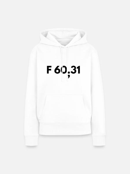 ICD-10 F60.31 Borderline Semikolon - Frauen Premium Bio Hoodie - Weiß
