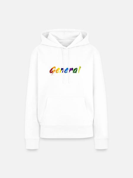 General - Frauen Premium Bio Hoodie - Weiß