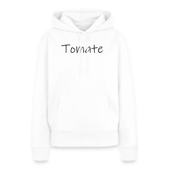 Tomate - Frauen Premium Bio Hoodie - Weiß - Vorne - Julia (174cm)