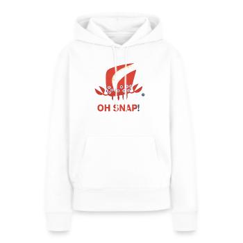 Oh, snap ! Monstres de lac Halloween Cancer Monster - Sweat à capuche Premium bio Femme - blanc - Devant - Julia (174cm)