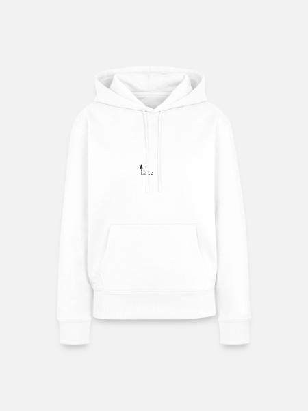 Lagerfeuer - Frauen Premium Bio Hoodie - Weiß