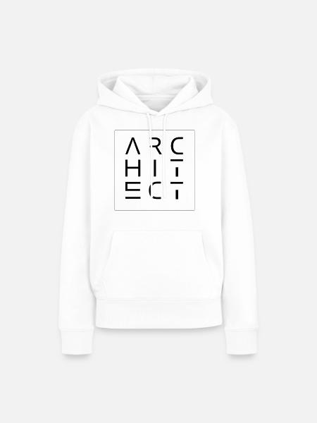 ARCHITECT - Frauen Premium Bio Hoodie - Weiß