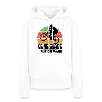 Fahrradfahrer Fahrradkurier Express - Frauen Premium Bio Hoodie - Weiß - Vorne - Julia (174cm)