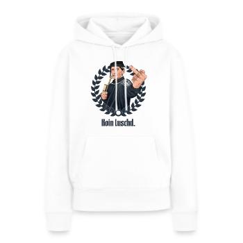 Rieser Grantler // Illustration - Frauen Premium Bio Hoodie - Weiß - Vorne - Julia (174cm)