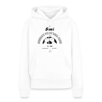 Sunday Football Club 2 - Frauen Premium Bio Hoodie - Weiß - Vorne - Julia (174cm)