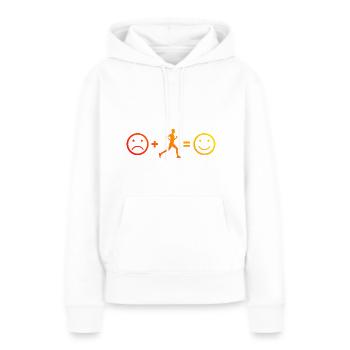 Course à pied Course à pied Course à pied Jogging pour femmes - Sweat à capuche Premium bio Femme - blanc - Devant - Julia (174cm)