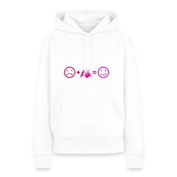 Kitesurfer Kitesurf Homme Kitesurf Kitesurf Kitesurf - Sweat à capuche Premium bio Femme - blanc - Devant - Julia (174cm)