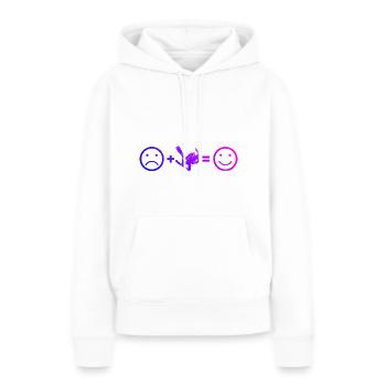 Plongée Homme Diver Diver Scuba Diver - Sweat à capuche Premium bio Femme - blanc - Devant - Julia (174cm)