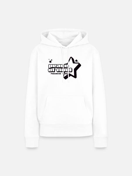 Peace of Mind - Frauen Premium Bio Hoodie - Weiß