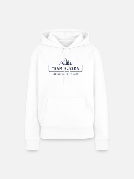 Team Alaska - Frauen Premium Bio Hoodie - Weiß