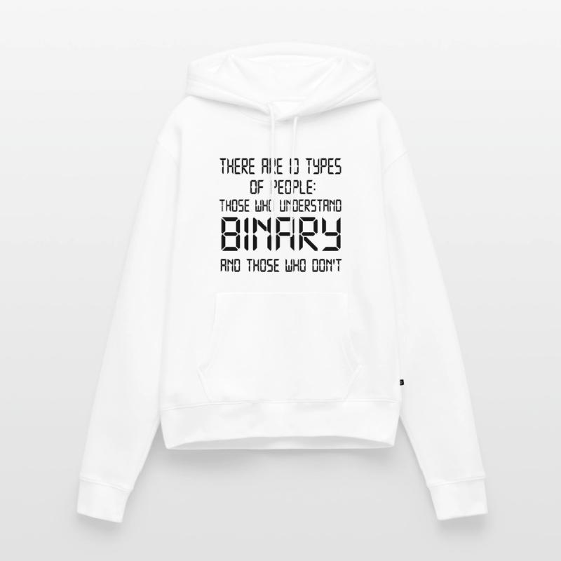 Binary Code Binary Informatics Geek Gift Women’s Premium Organic Hoodie
