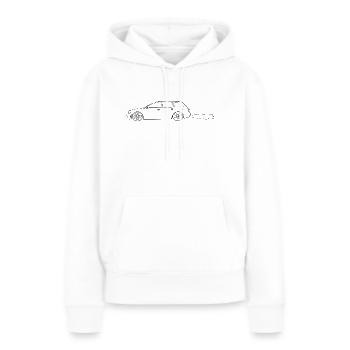 RS4 B5 - Was is'n das für'n Kombi??! - Frauen Premium Bio Hoodie - Weiß - Vorne - Julia (174cm)