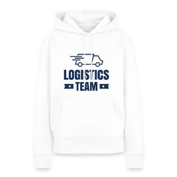 Logistiker Team Transportfirma Logistik Spedition - Frauen Premium Bio Hoodie - Weiß - Vorne - Julia (174cm)