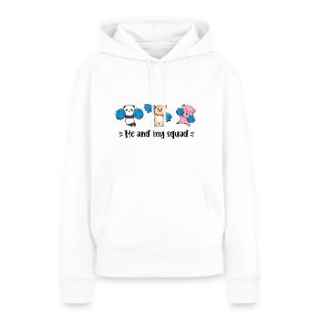 Cheerleader Team Mannschaft Gruppe Cheerleading - Frauen Premium Bio Hoodie - Weiß - Vorne - Julia (174cm)