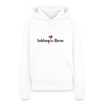 Lieblingsvetterin Cousine Cousinen Vetterin - Frauen Premium Bio Hoodie - Weiß - Vorne - Julia (174cm)