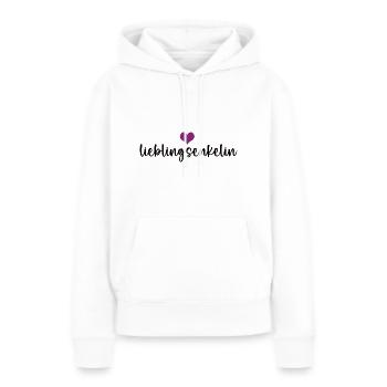 Lieblingsenkelin Enkeltochter Beste Enkelin - Frauen Premium Bio Hoodie - Weiß - Vorne - Julia (174cm)