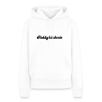 Hobbybäckerin Hobby Backen Konditorin Bäckerin - Frauen Premium Bio Hoodie - Weiß - Vorne - Julia (174cm)