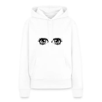 Auge Augen Augenarzt - Frauen Premium Bio Hoodie - Weiß - Vorne - Julia (174cm)