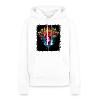 disarmament peace movement hippy cool - Frauen Premium Bio Hoodie - Weiß - Vorne - Julia (174cm)