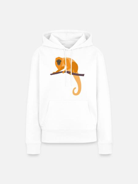 Wildtiere - Frauen Premium Bio Hoodie - Weiß