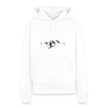 Herzschlag Skitzen - (S.K) - Women’s Premium Organic Hoodie - white - Front - Julia (174cm)