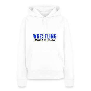 Grappling Martial Arts Wrestling - Frauen Premium Bio Hoodie - Weiß - Vorne - Julia (174cm)