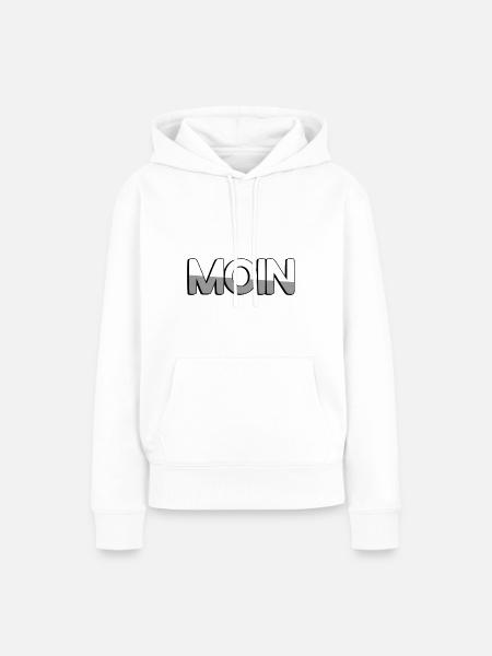 MOIN - Frauen Premium Bio Hoodie - Weiß