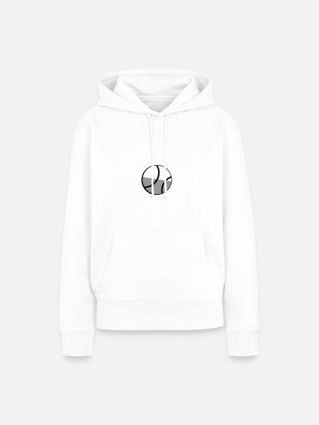 Tennisball - Illustration - Frauen Premium Bio Hoodie - Weiß