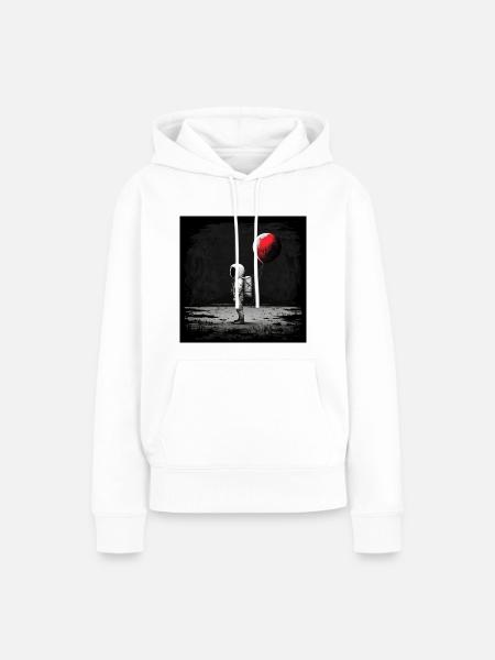 Peace - Frauen Premium Bio Hoodie - Weiß