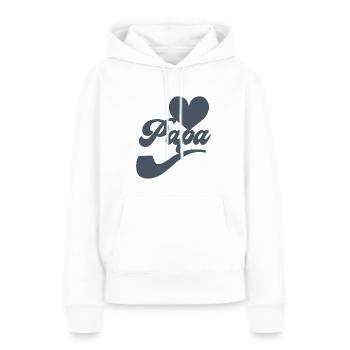 I love dad - Women’s Premium Organic Hoodie - white - Front - Julia (174cm)