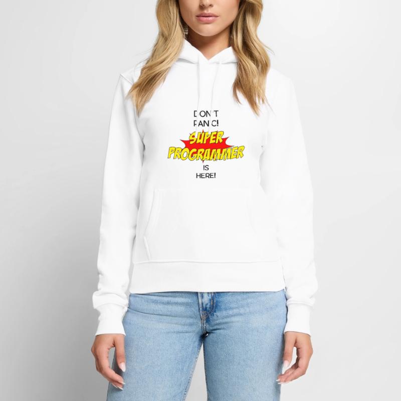 Super Programmer / Super Programmierer Frauen Premium Bio Hoodie