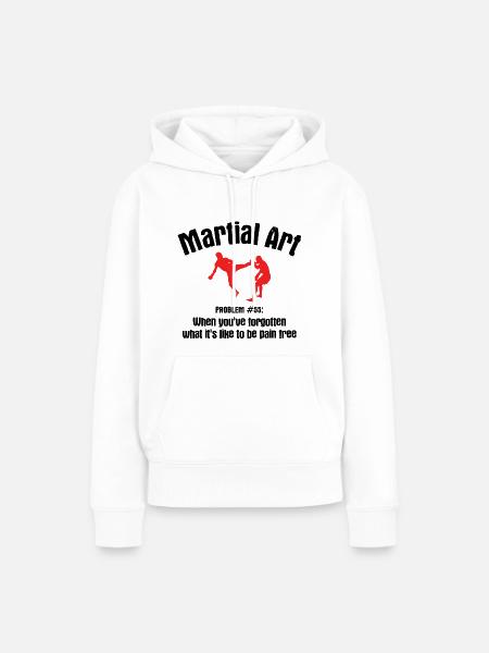 Mixed Martial Arts MMA - Frauen Premium Bio Hoodie - Weiß