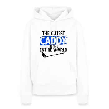 Golfplatz zum Golfen Golf - Frauen Premium Bio Hoodie - Weiß - Vorne - Julia (174cm)