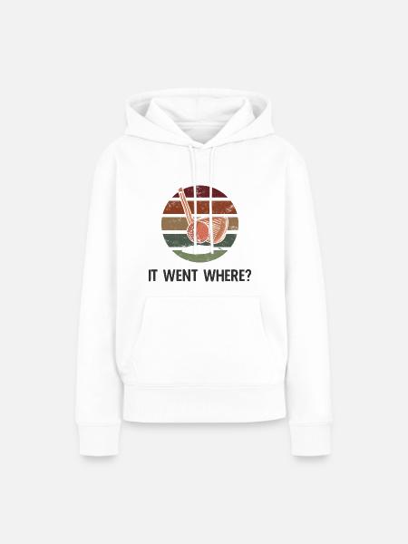 Golfplatz zum Golfen Golf - Frauen Premium Bio Hoodie - Weiß