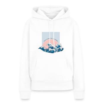 your potential is endless - Women’s Premium Organic Hoodie - white - Front - Julia (174cm)